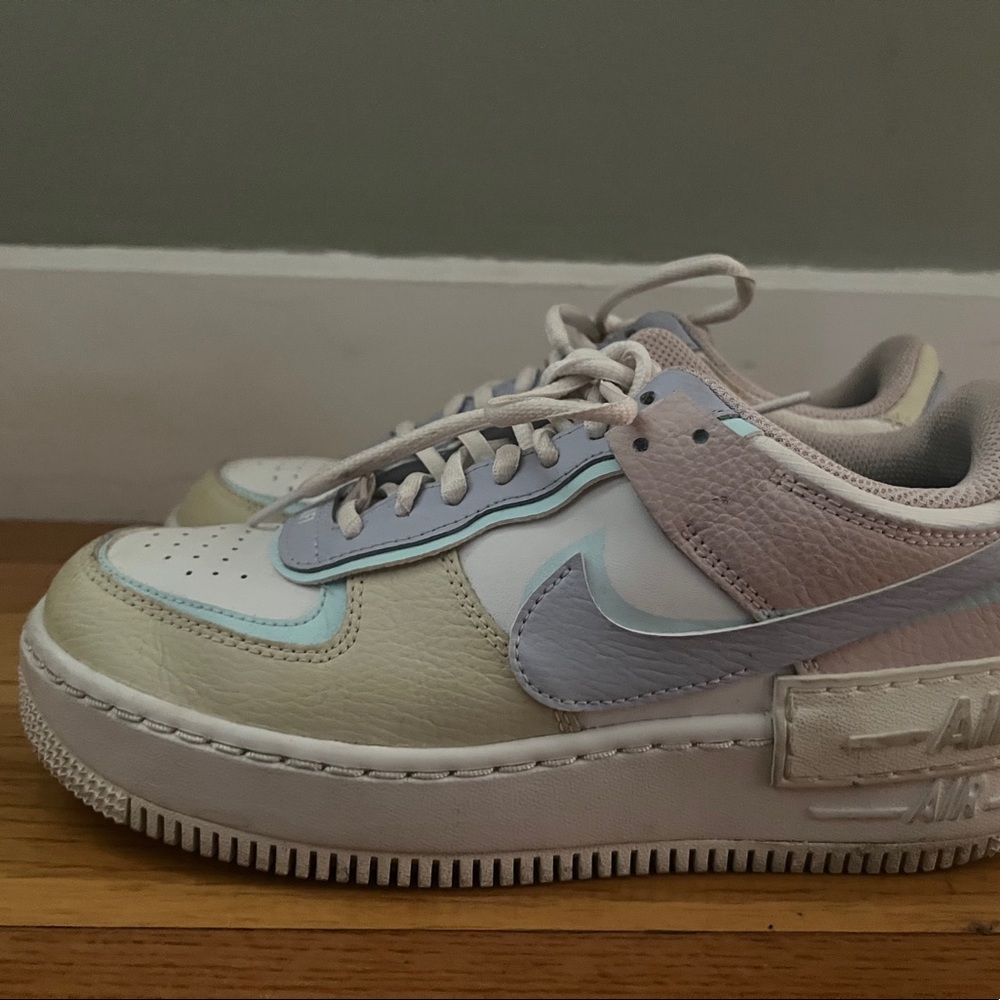 RARE!!! Nike Air Force One Shadow Pastel Size 7.5